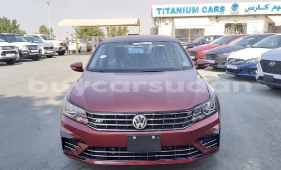 Buy Import Volkswagen Passat Red Car in Import - Dubai in Al Jazirah State