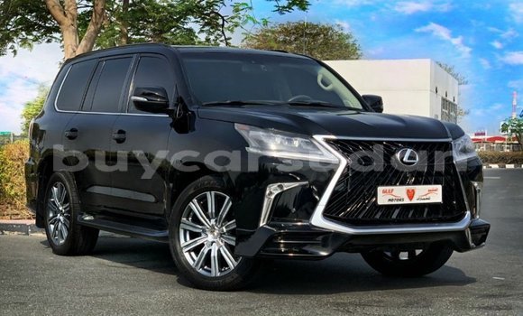 Buy Import Lexus LX Black Car in Import - Dubai in Al Jazirah State