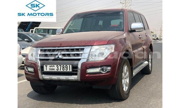 Buy Import Mitsubishi Pajero Red Car in Import - Dubai in Al Jazirah State