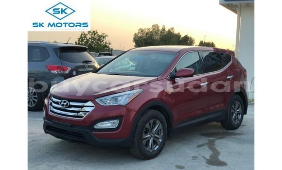 Buy Import Hyundai Santa Fe Red Car in Import - Dubai in Al Jazirah State