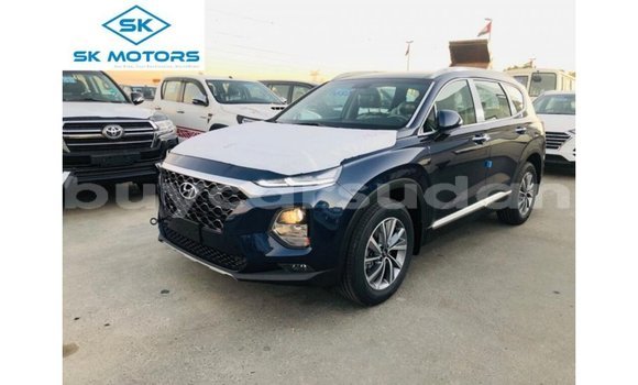 Buy Import Hyundai Santa Fe Blue Car in Import - Dubai in Al Jazirah State
