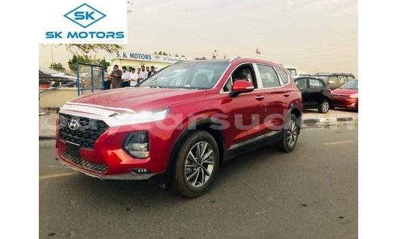 Buy Import Hyundai Santa Fe Red Car in Import - Dubai in Al Jazirah State