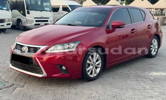 Buy Used Lexus CT Red Car in Khartoum in Khartoum